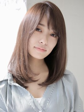 アグ ヘアー サンゴ 新潟駅前店(Agu hair sango) ナチュラルヘルシーなさらさらミディ