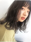 20代30代40代髪質改善カラーアッシュベージュ艶感ロブヘアー