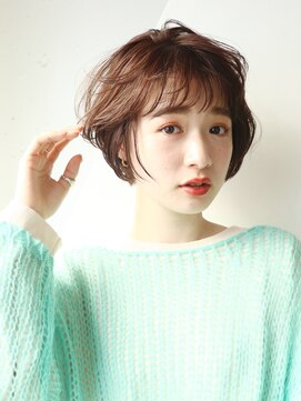 アイティー バイ アルバム 中野店(IT by ALBUM) ゆるふわショート_ウェーブパーマフォギーベージュ_7473