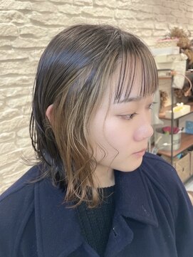 ゾンネ(ZONNE) 【ZONNE】フェイスフレーミング×インナーカラー