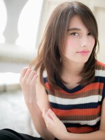 モッズ ヘア 福岡姪浜店(mod's hair)&nbsp;*mod's姪浜*…外国人風ヴェールカラー前下がり小顔セミディe