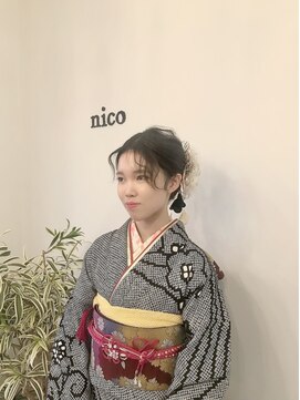 ヘアーコレクトニコ(hair collect nico) 成人式ヘアセット/編みこみ