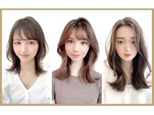 【輝くツヤ髪】最旬の『光に当たると透き通るカラー』