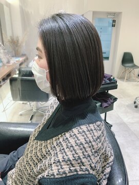 シェル 国分寺(shell) 艶感☆切りっぱなしボブ