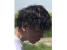 ご相談men'sデザインパーマ+カット　(長さ別)
