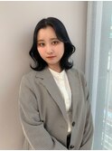 【ふうかすたいる】暗髪×くびれヘアで韓国風に!