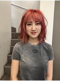 オレンジレイヤー【エクステ,縮毛矯正,インナーエクステ】