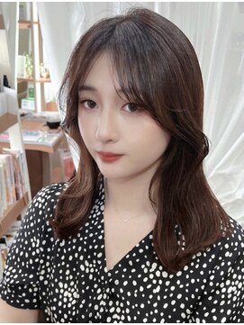 ヘアカフェ コトノハ(hair cafe Kotonoha) 【コトノハ】韓国ヘアー王道ヨシンモリゆるやかスタイル