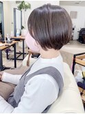 【 I. 】30代からの襟足すっきり前下がりショートボブ 川口