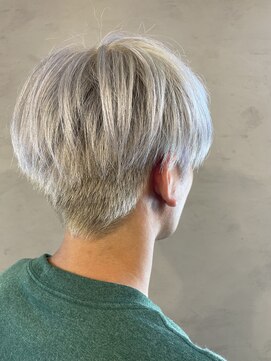 ルプスヘア(L.p.s hair) 2ブリーチonカラー　ホワイトマッシュヘアー