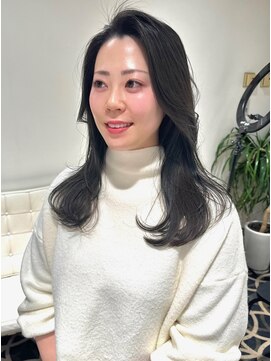 ビーハイブ 一番町店 アヴェダ(BEHIVE) 大人ミディアムレイヤー