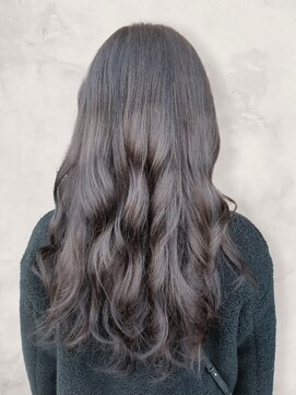 モッズヘアー 足利(mod's hair) 美髪くせ毛風カールデジタルパーマダークアッシュ大人美人