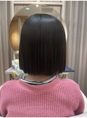 切りっぱなしボブ