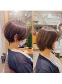 絶壁解消ショート×ひし形小顔×30代40代50代×ショートボブN