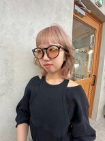 リアン(Lien) ミルクティー×ピンクのデザインカラー