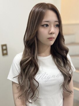 アルファバイオリカ(ALPHA by ORIKA) エクステでつくるハイライトカラーに