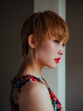 エクファ ヘア リゾート 大津 瀬田店(ex-fa hair resort) 夏ウエットヘアオリーブベージュデザインカラーレイヤーカット