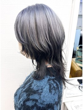 シャルティア(SHALLTIA) デザインウルフ【山口市美容室】【山口市ハイトーンカラー】