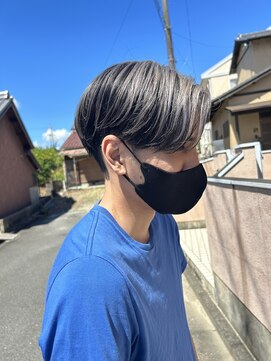 シェミール(CHEMIR) ニシグチstyle【アンブレラカラー/前下がりショート／シルバー】