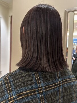 ビュートリアム265(BEAUTRIUM 265) ★切りっぱなしボブ/アッシュグレージュ/銀座/ボブ/20代30代40代