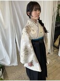 着付け、アップ