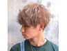 メンズカット+デザインパーマ(ツイスト、スパイラル等)【眉カット＋660】
