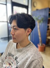 ケミカル 中庄店(KEMIKARU)&nbsp;ツーブロック×フェザーパーマ