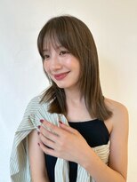 ラボヌールヘアーノーブル 新越谷店(La Bonheur hair noble) 切りっぱなしボブエアリーロング美髪ピンクブラウン