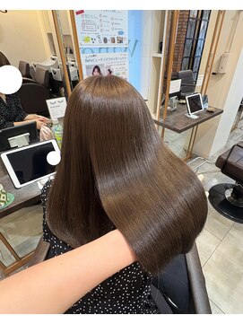 ヘアーサロン ウィング(HAIR SALON Wing) 赤坂*艶髪ショコラグレージュブリーチなしまろやかカラー