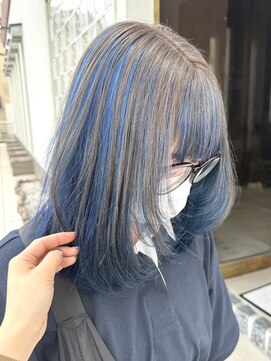 ブランシェ 小牧店(BRANCHE) ☆ Blue × Greige ☆ アンブレラカラー〔西尾〕