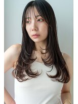 ホーミートウキョウ(HOMIE TOKYO)&nbsp;レイヤーカット/マロンベージュ/ハイライト/ダブルカラー/前髪