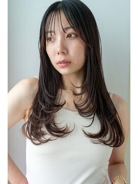 ホーミートウキョウ(HOMIE TOKYO) レイヤーカット/マロンベージュ/ハイライト/ダブルカラー/前髪