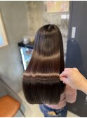 ◎時短縮毛矯正ロング×朝楽スタイリング