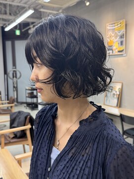 ミィ 表参道(mee.) 似合わせカット ボブパーマ パーマ ミニボブ 切りっぱなしボブ