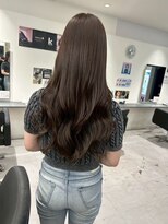 キング 心斎橋店(K!ng)&nbsp;ハイライトカラーミルクティーベージュレイヤーカット