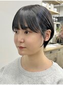 ショートヘア　丸みショート　奈良美容室　奈良市　田村梨乃