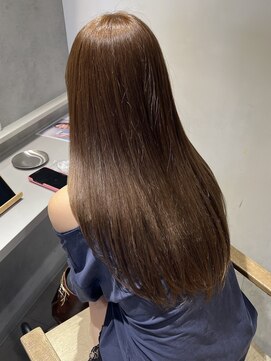 リタッチブリーチ/ブリーチなしダブルカラー/オリーブベージュ