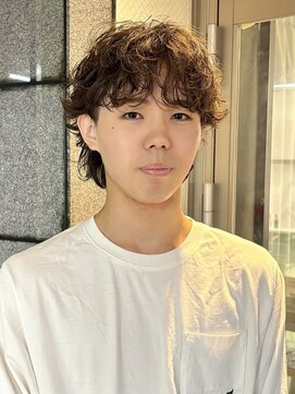 海外風シャドウパーマ