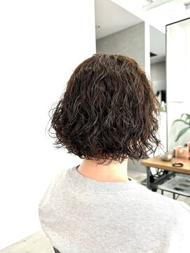 テラス トヨタ(Telasu Toyota) 朝楽5分セットのヨーロピアンウェーブボブパーマ◎