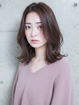 ニューヨークニューヨーク ピオレ姫路店(NYNY)&nbsp;大人っぽゆるふわミディアム×透明感ブラウンカラー
