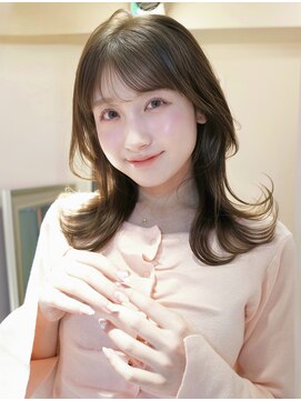 ポテト(potato) レイヤーカット×ミントベージュ