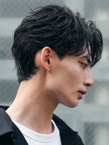 バイフィフス 原宿/表参道(by fifth)&nbsp;メンズシースルーマッシュニュアンスパーマシャドウパーマテテ風