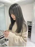 髪質改善カラー　グレージュ