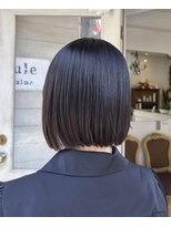アミュレ ヘア サロン(Amule hair salon)&nbsp;縮毛矯正でパツっとショートボブ2026流行スタイル