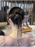 ミディアムアレンジ/タイトアレンジ/カチモリ/表参道ヘアセット
