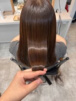 コロレ(COLORE) 艶ブラウンカラー×髪質改善アフィア5stepトリートメント
