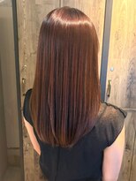 ナフィ バイ エイム 町田店(Nafie by eim) 艶めくキャメルブラウン×美髪ロングで叶える上品な華やかさ