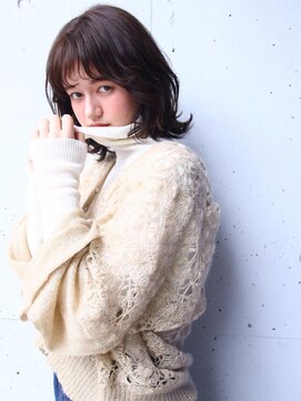 エムスラッシュ アヴェダ 自由が丘(M.SLASH AVEDA) 【M.SLASH】ラフ&フェミニン…くせ毛風ミディa