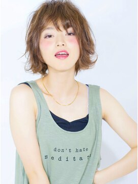 テイルウインド(Tailwind) ブリーチカラー×酸性パーマ♪マッシュショートカット/ボブ★2