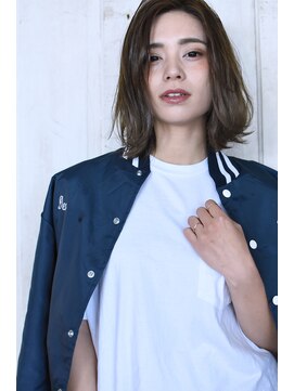 メーヴェ(Mowen) mowenイルミナカラーxデジタルパーマxヘルシーレイヤーx黒髪